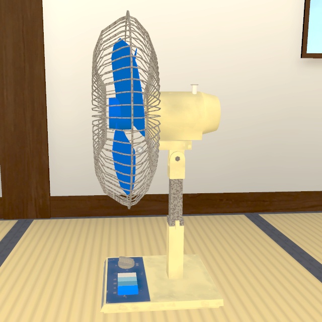 昭和の扇風機【VRChatワールドギミック付き】