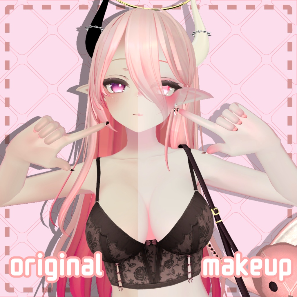 【ルーナリットちゃん】メイクテクスチャ&肌テクスチャ