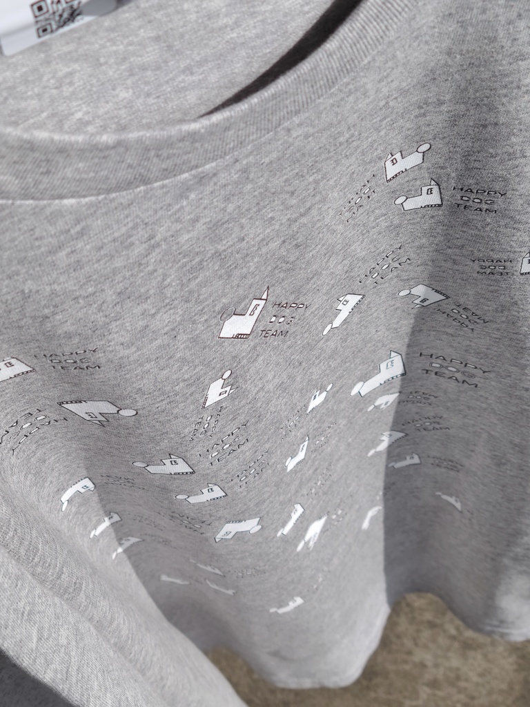 HAPPY DOG TEAMロゴロゴ ロンT