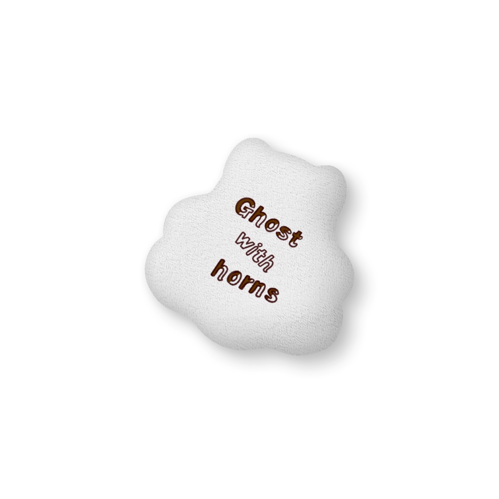 つのゴースト【ふかふかクッション中サイズ】