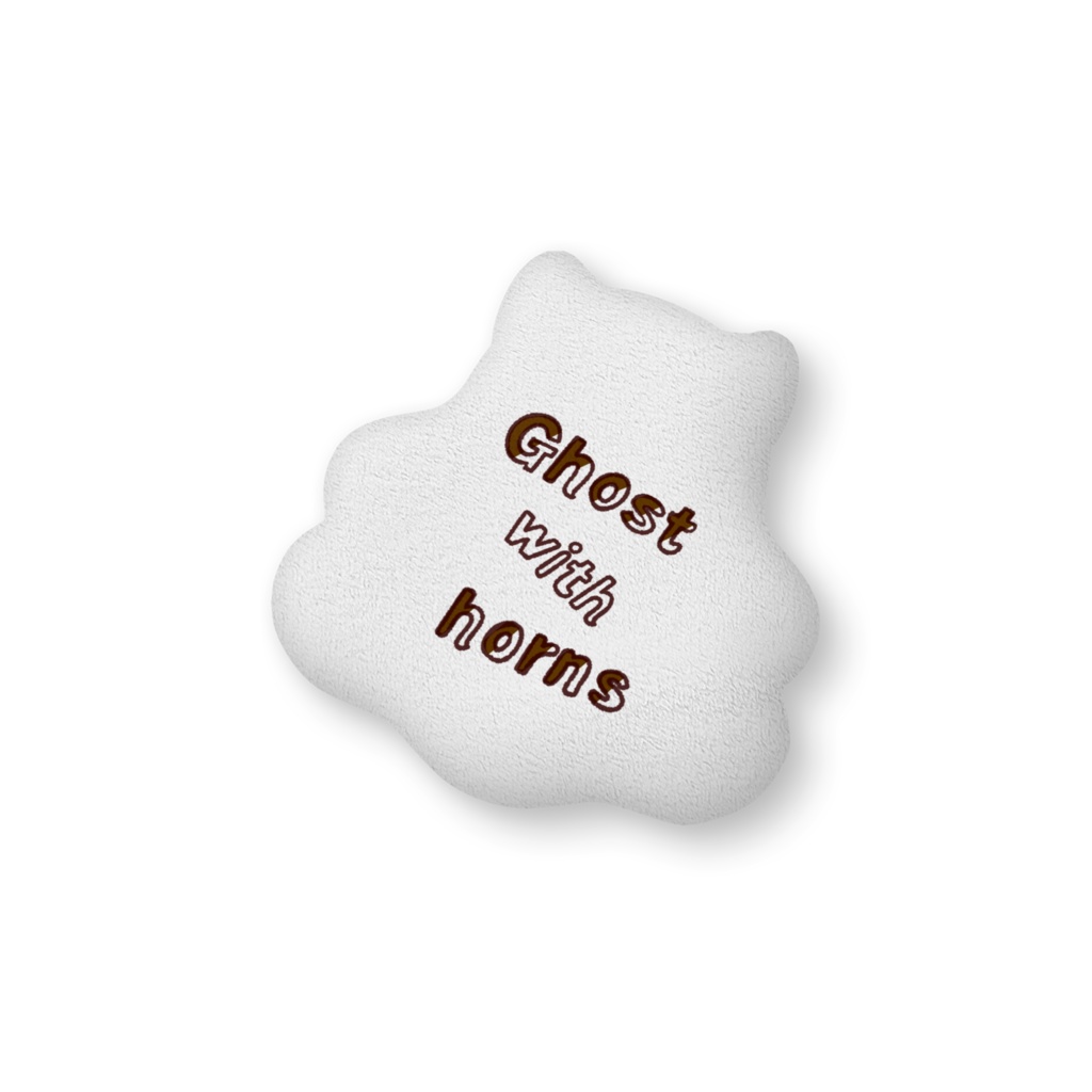 つのゴースト【ふかふかクッション大サイズ】