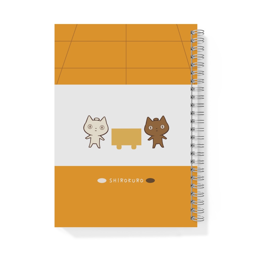 囲碁ネコSHIROKURO【A5リングノート】