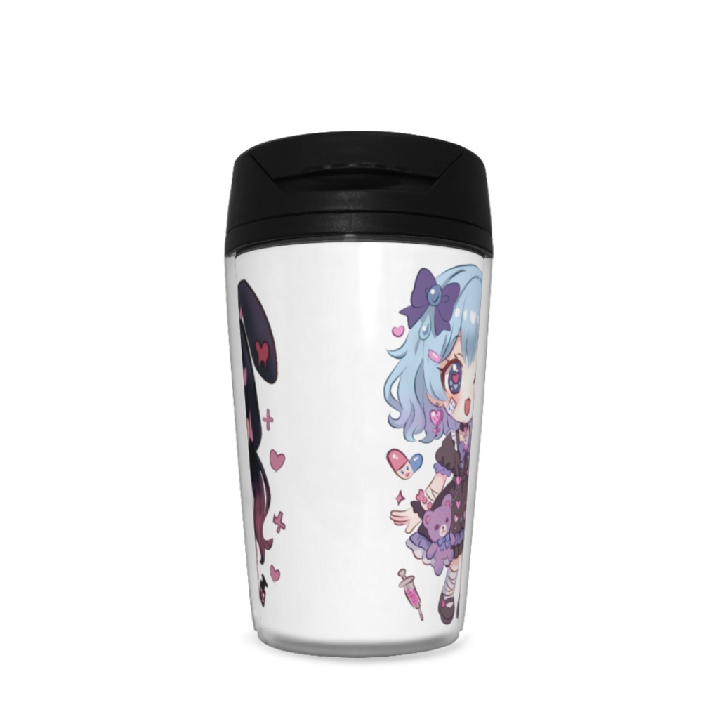 みるるちゃんとくろねちゃん タンブラー改良版