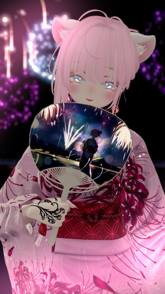 ととちゃんぱたぱたうちわ🐰【3Dモデル】&夏祭りととちゃんボイス!