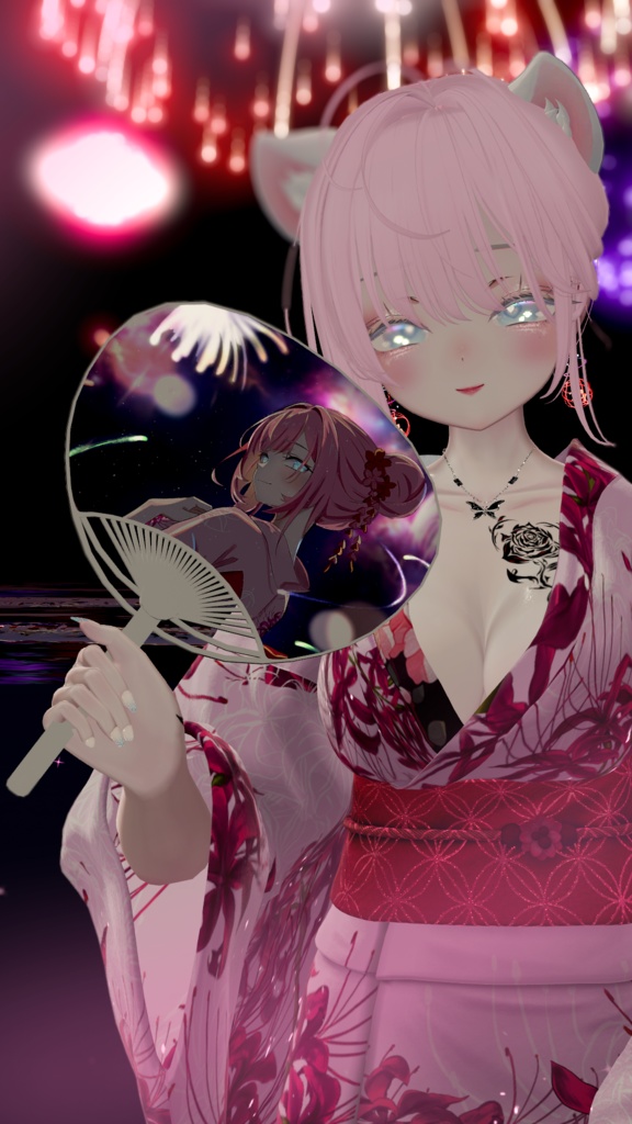 ととちゃんぱたぱたうちわ🐰【3Dモデル】&夏祭りととちゃんボイス!