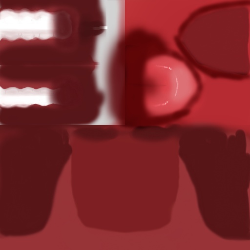 【VRoid正式版・無料版あり】つやつや口内テクスチャ【黒井とおそろっち】