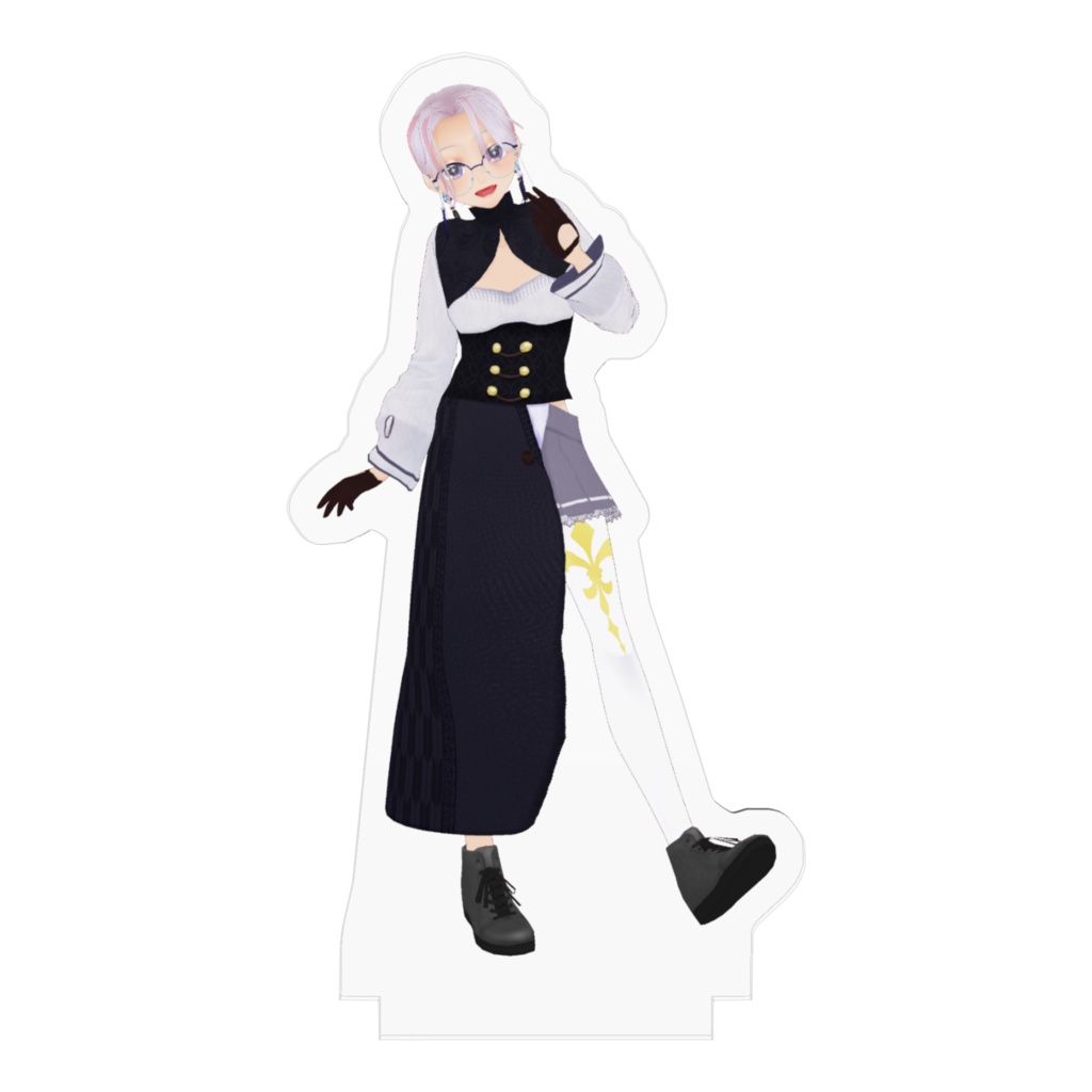 アクリルスタンド 百合好きバリスタ 黒井ユウリ(ver2022)