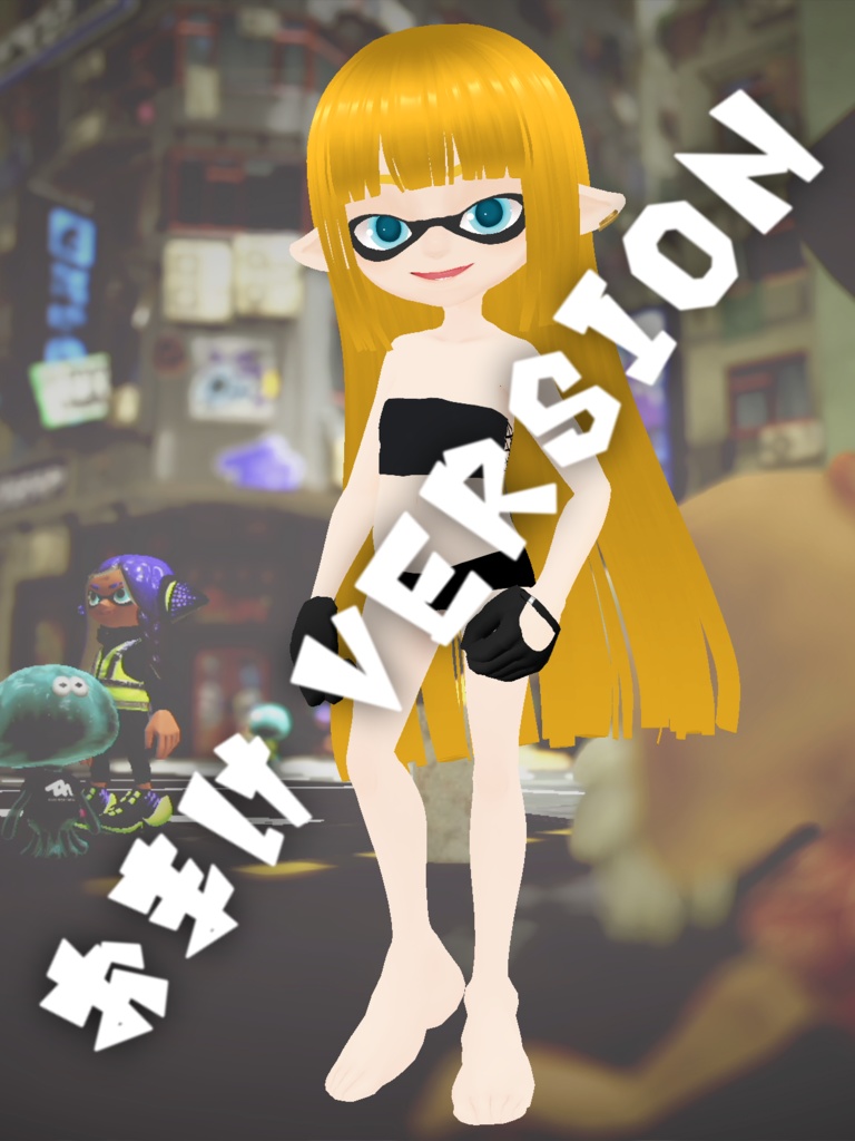 【フリー版あり】某イカちゃん風素体【VRoid正式版】