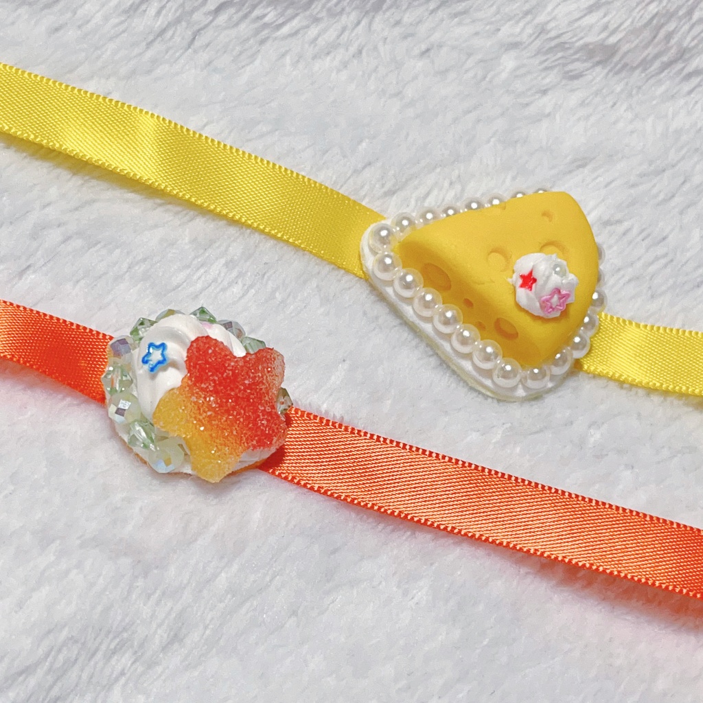 B品🌟ホイップ&チーズケーキのオシャレセット(ぬいぐるみ用アクセサリー)