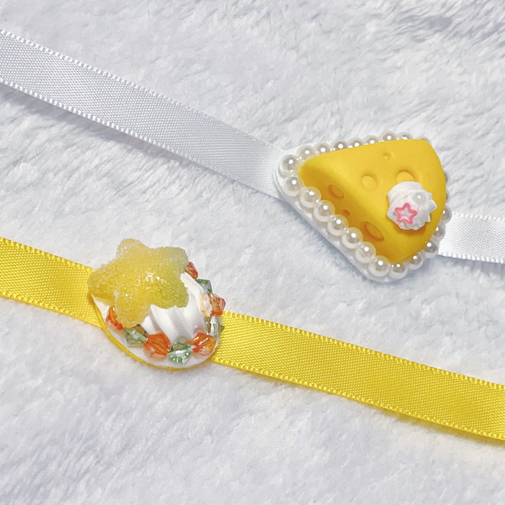 B品🌟ホイップ&チーズケーキのオシャレセット(ぬいぐるみ用アクセサリー)