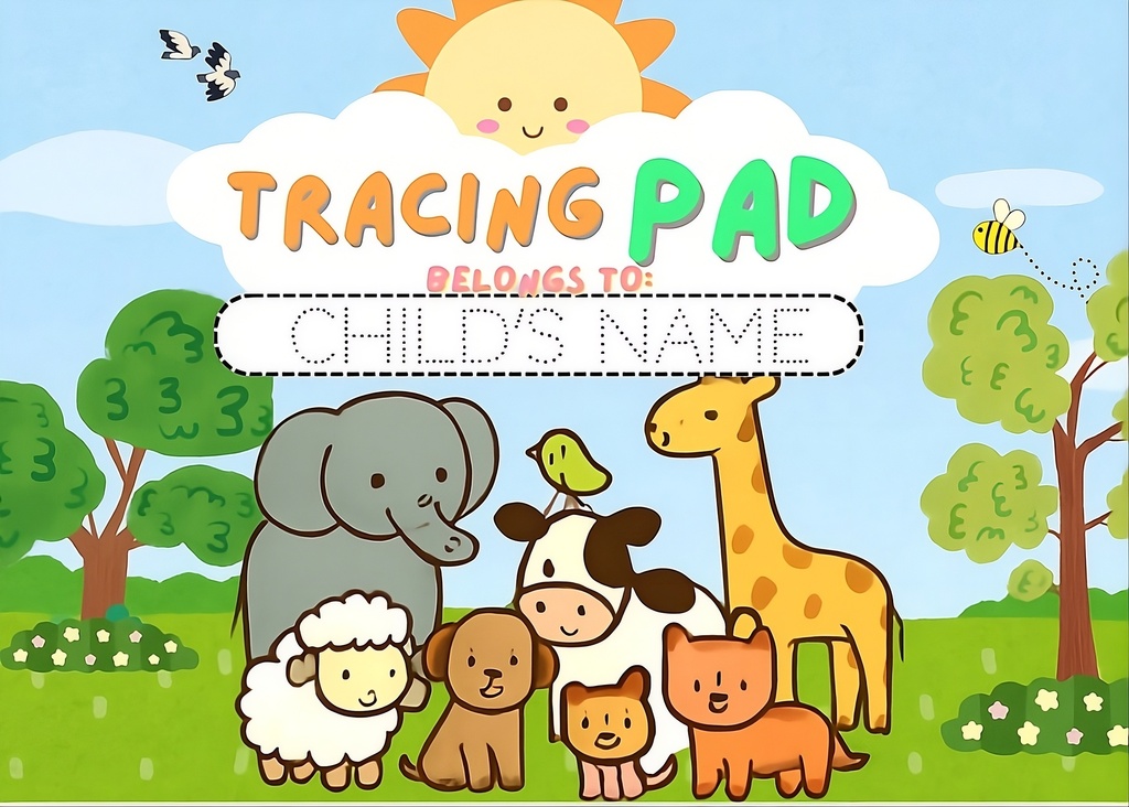 A–Z Alphabet Tracing Workbook for Kids | Letters, Numbers, Shapes