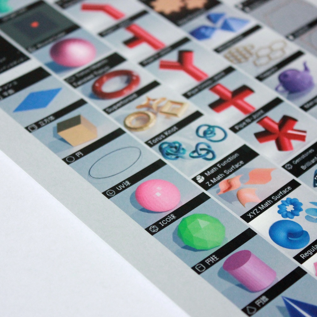 チートシート04 オブジェクトの追加 A4サイズ