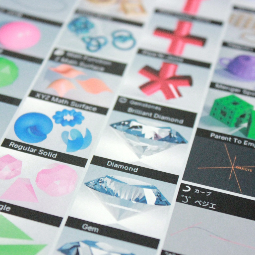 チートシート04 オブジェクトの追加 A4サイズ