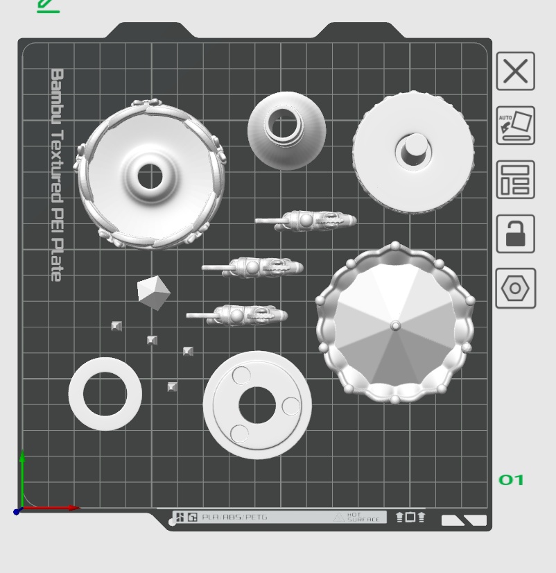 【STLデータ】3Dプリントして組み立てるメリーゴーラウンド