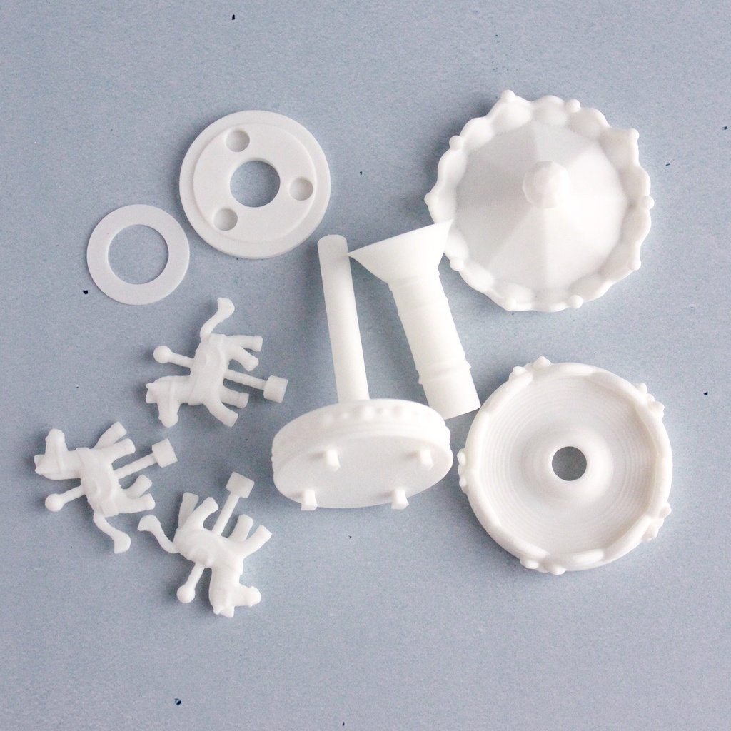 【STLデータ】3Dプリントして組み立てるメリーゴーラウンド