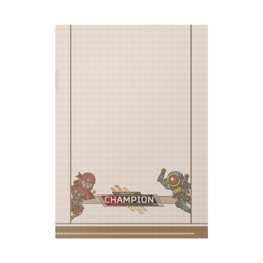 APEXクリアファイル(パスとレヴナントは裏にいます)