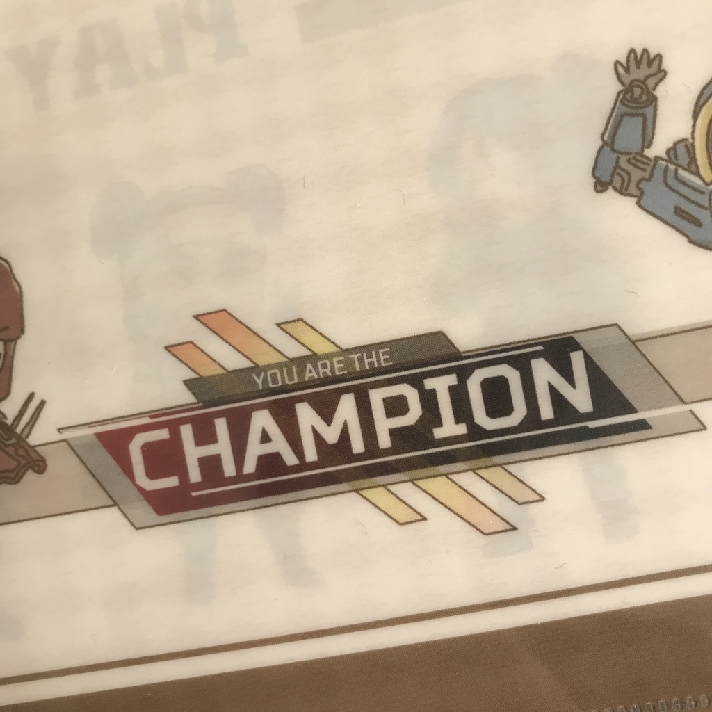 APEXクリアファイル(パスとレヴナントは裏にいます)