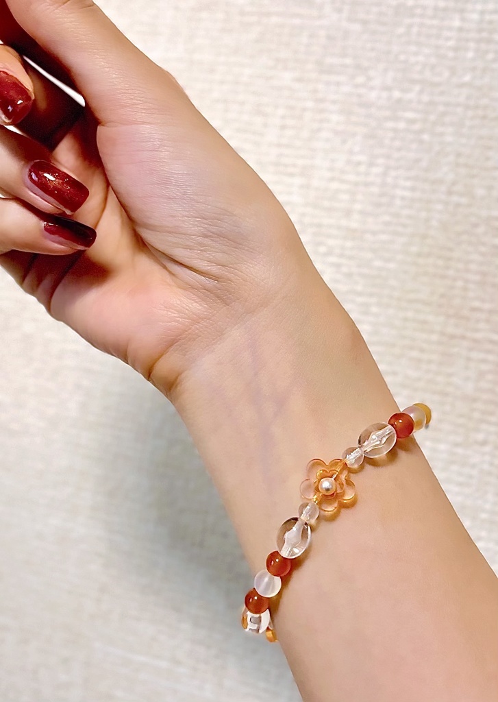 【イメージアクセサリー】clear flower