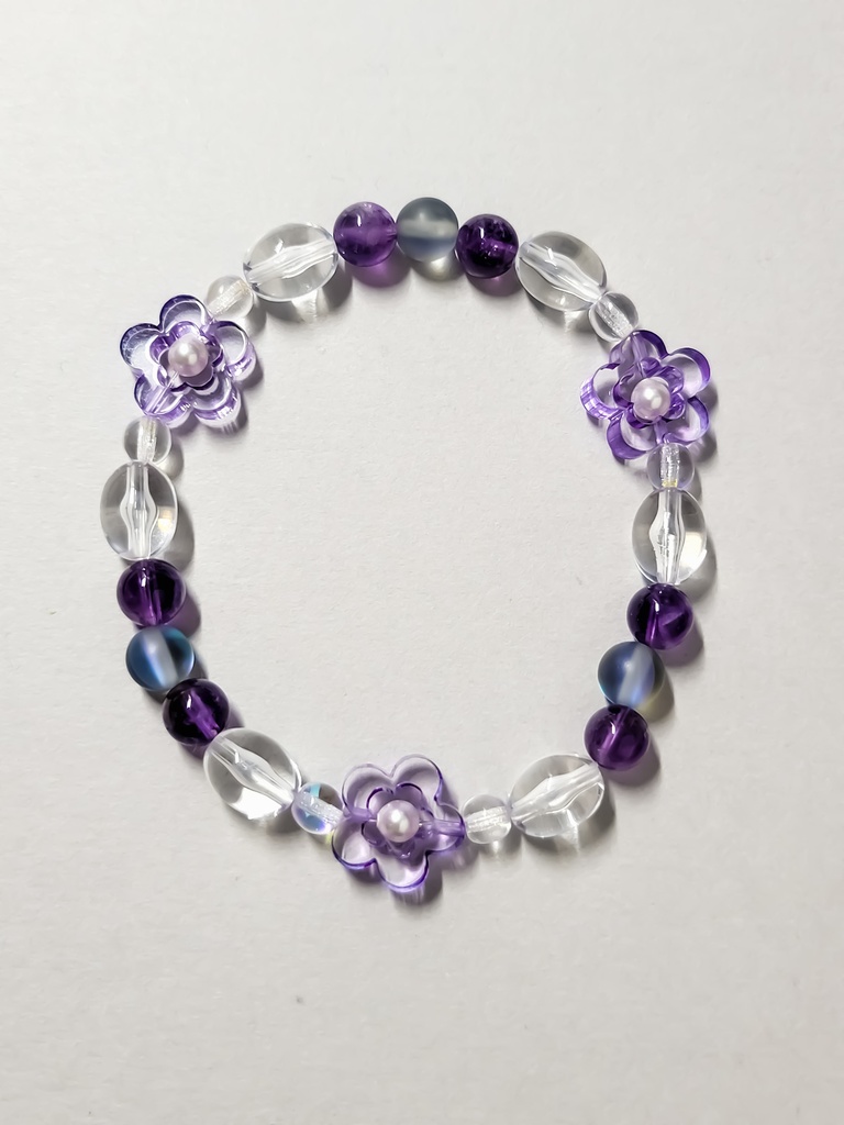 【イメージアクセサリー】clear flower