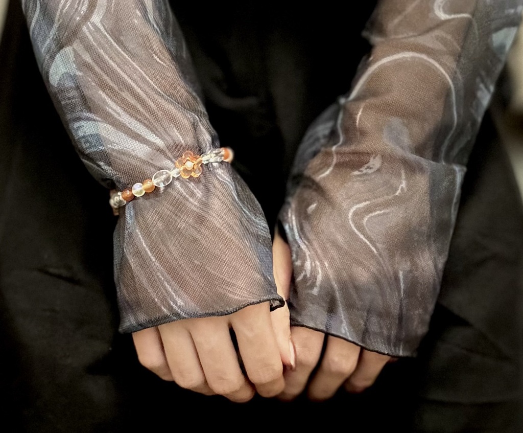 【イメージアクセサリー】clear flower