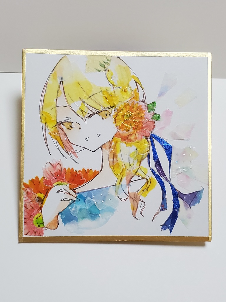 豆色紙（原画）