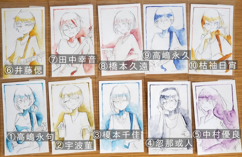 ドローイング/名刺サイズ