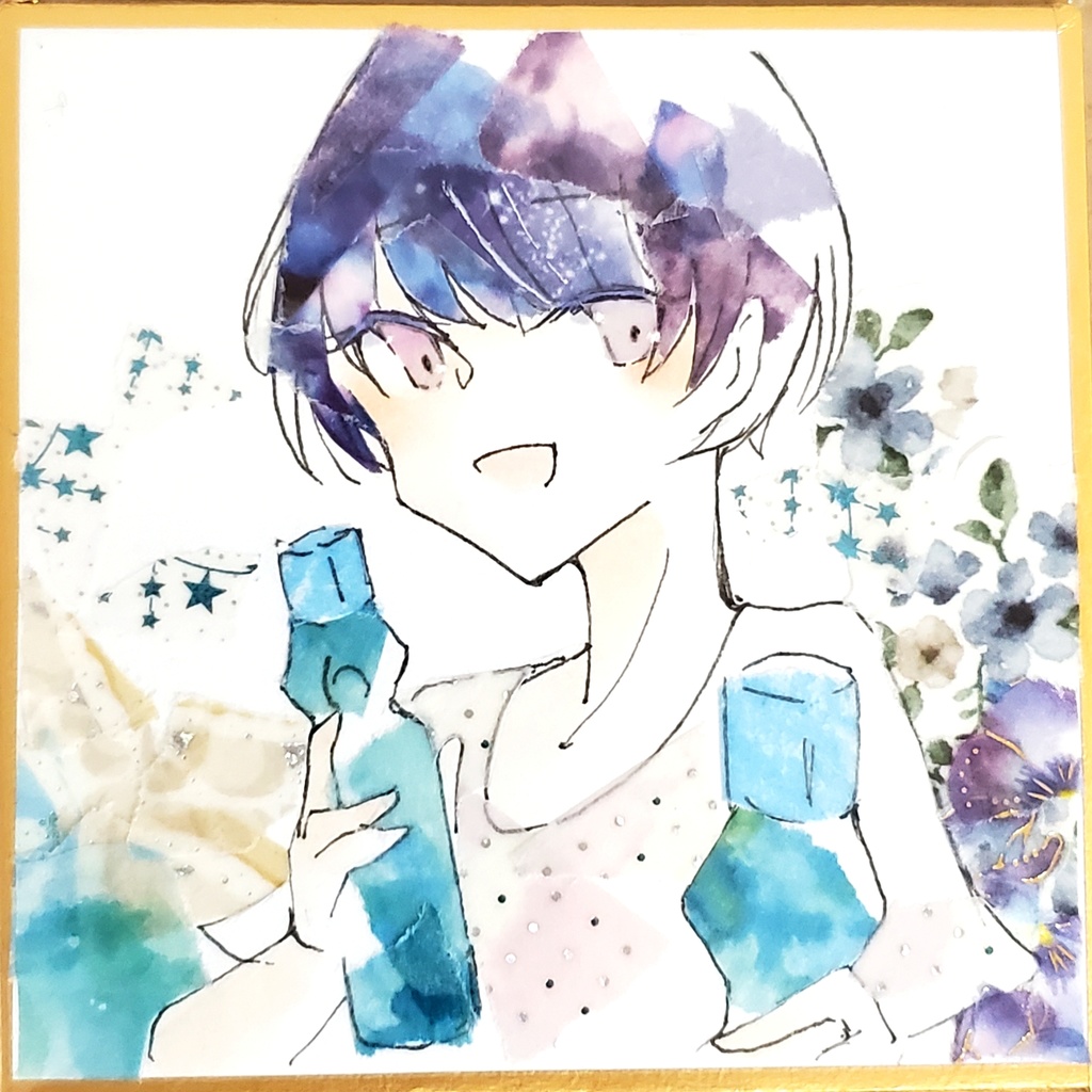 マステイラスト色紙/豆色紙サイズ