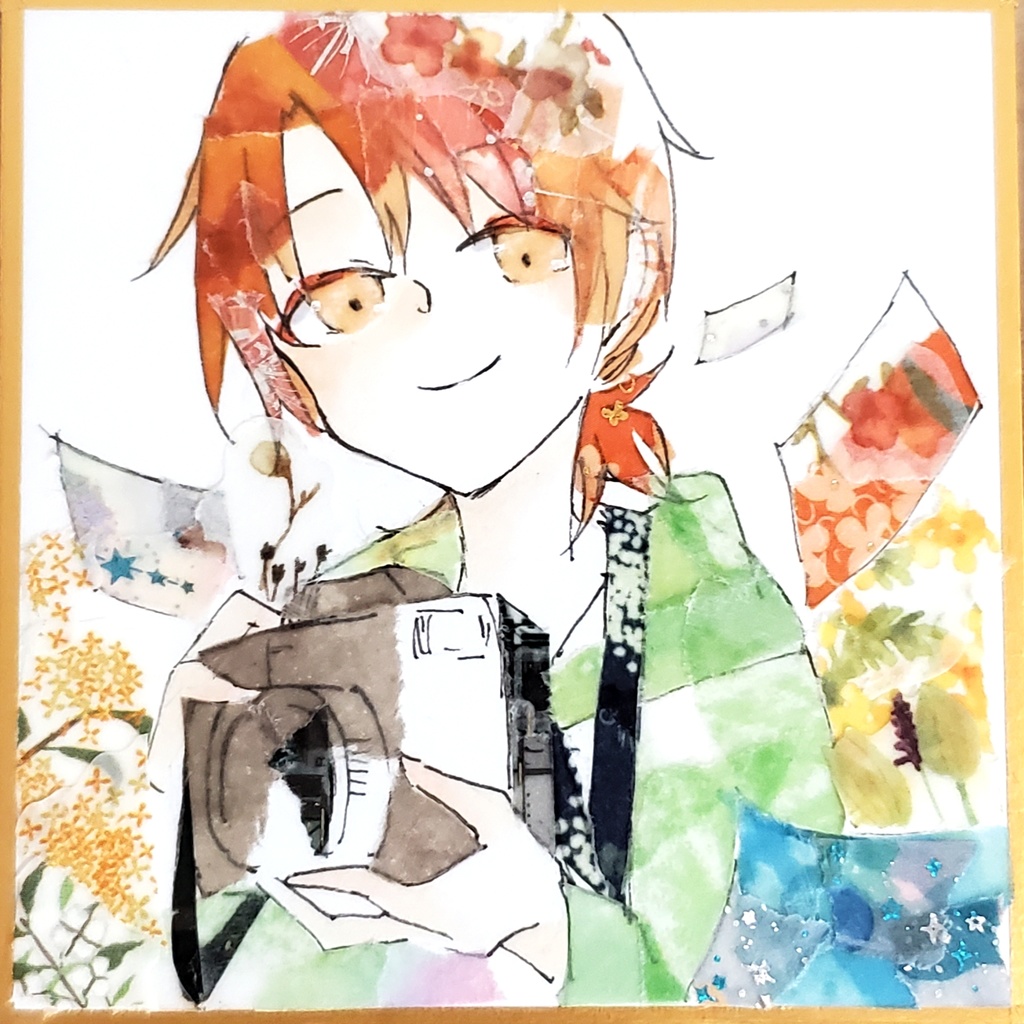 マステイラスト色紙/豆色紙サイズ