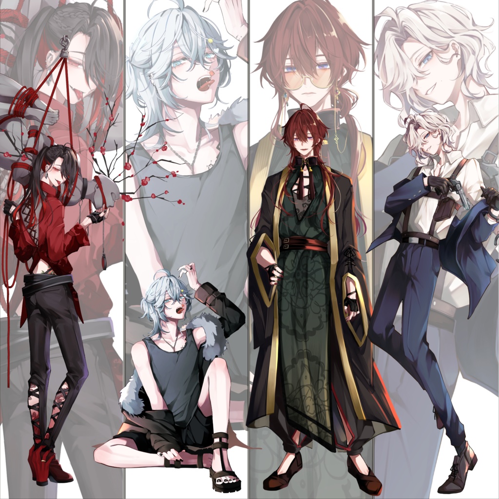 TRPG ゲーム 配信用 全身立ち絵有償依頼 2000円~!