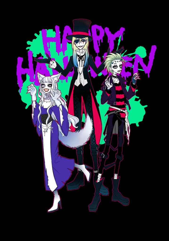 アクリルスタンド 12cm - Halloween 2020 ハクワサハナ