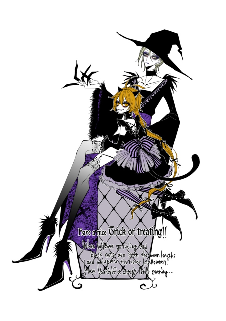 アクリルスタンド 12cm - Halloween 2021 ワサビとカラシ