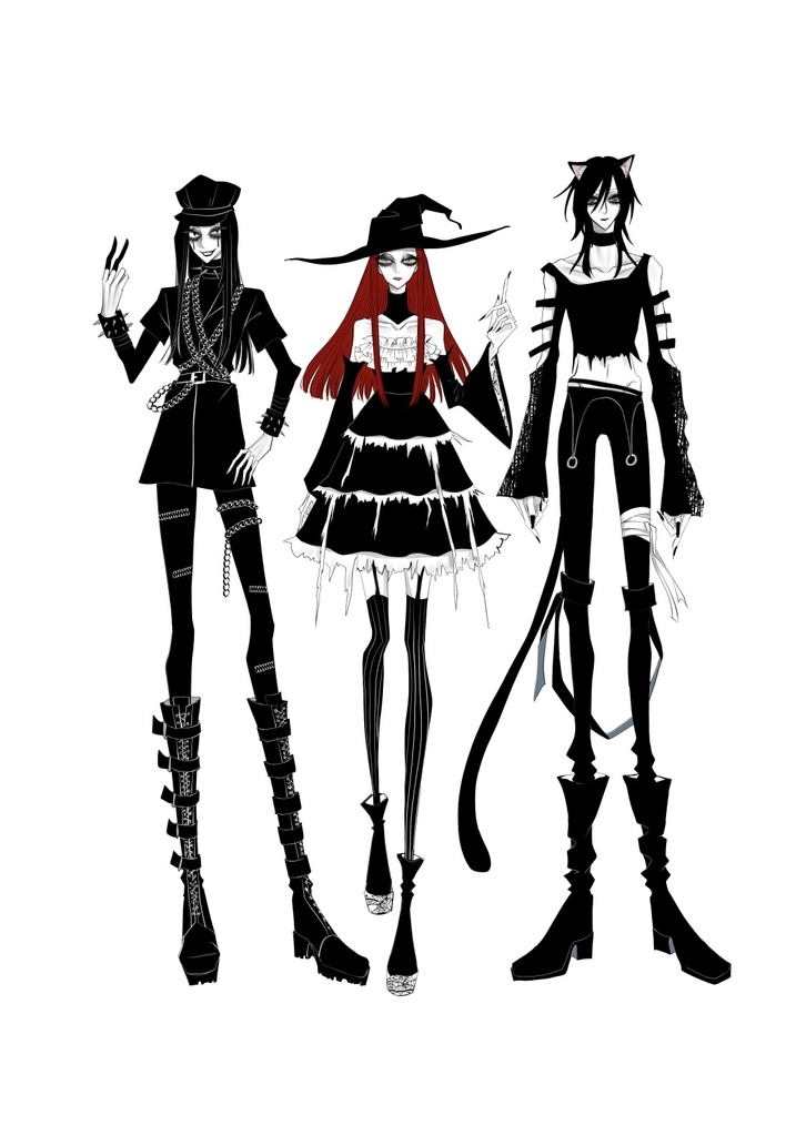 アクリルスタンド 18cm - Halloween 2022 リュウジとメイコとクロエ