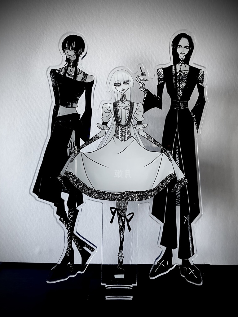 アクリルスタンド 19cm - 繍夜と月姫と星蘭