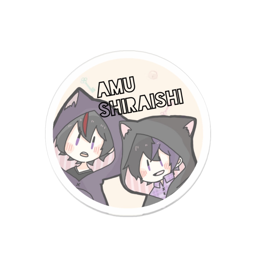 アクリルバッジ/白石あむ