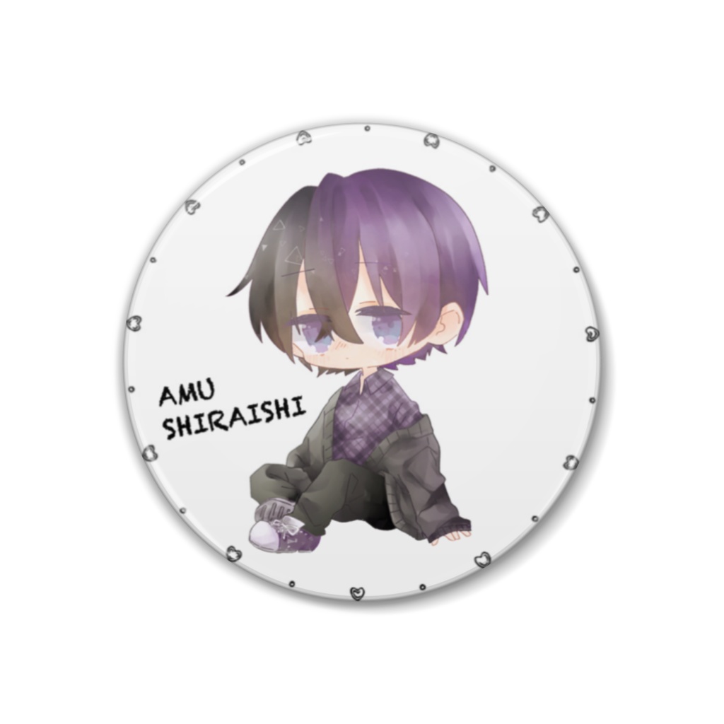 缶バッジ38mm/白石あむ