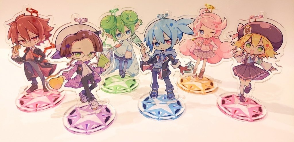 幾星学園 魔導学校組 アクスタキーホルダー(6種)