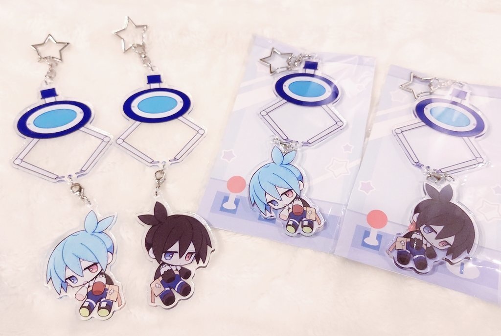 シグ、黒シグ連結アクリルキーホルダー