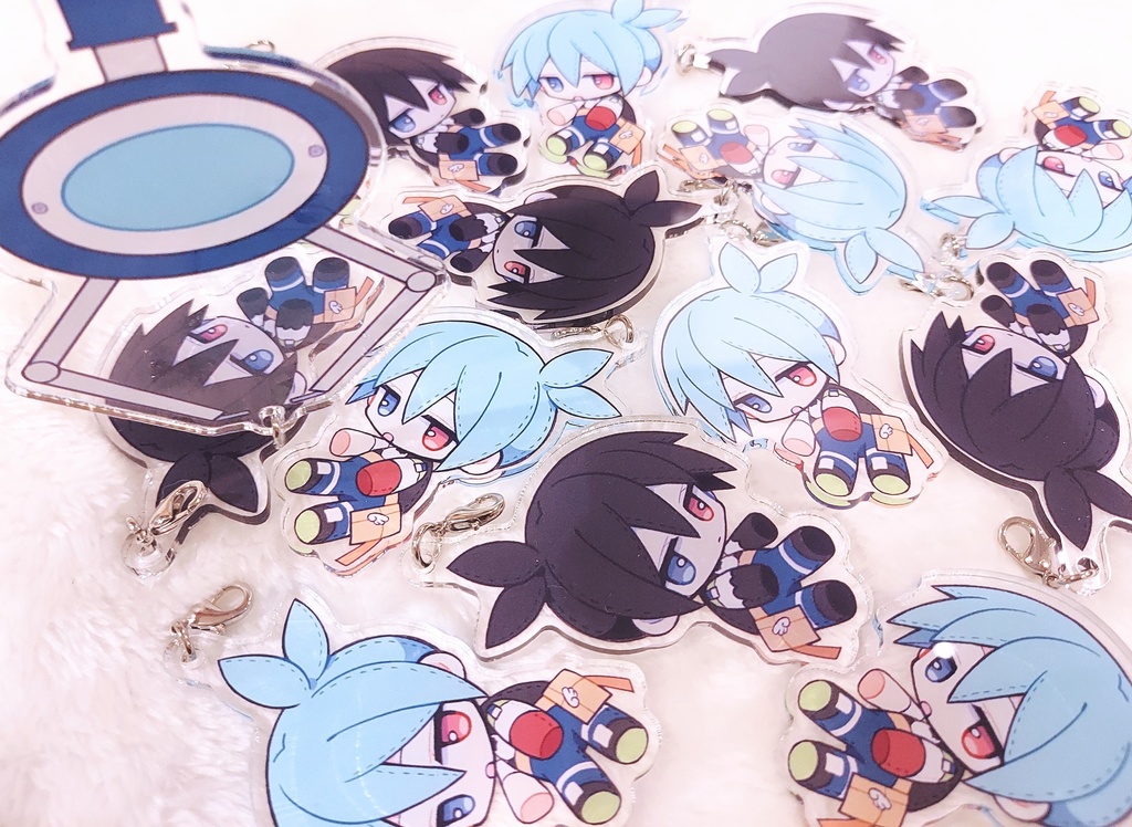 シグ、黒シグ連結アクリルキーホルダー