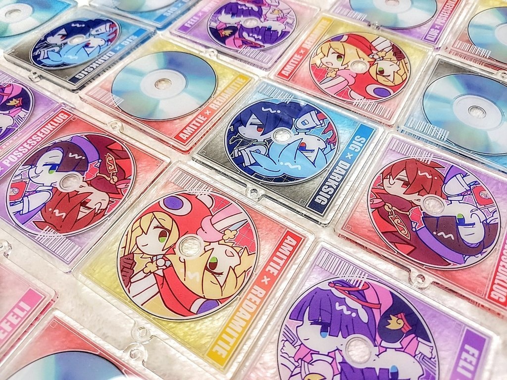 フィバ組CD風アクリルキーホルダー