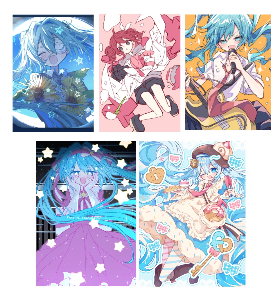 初音ミクポストカードセット