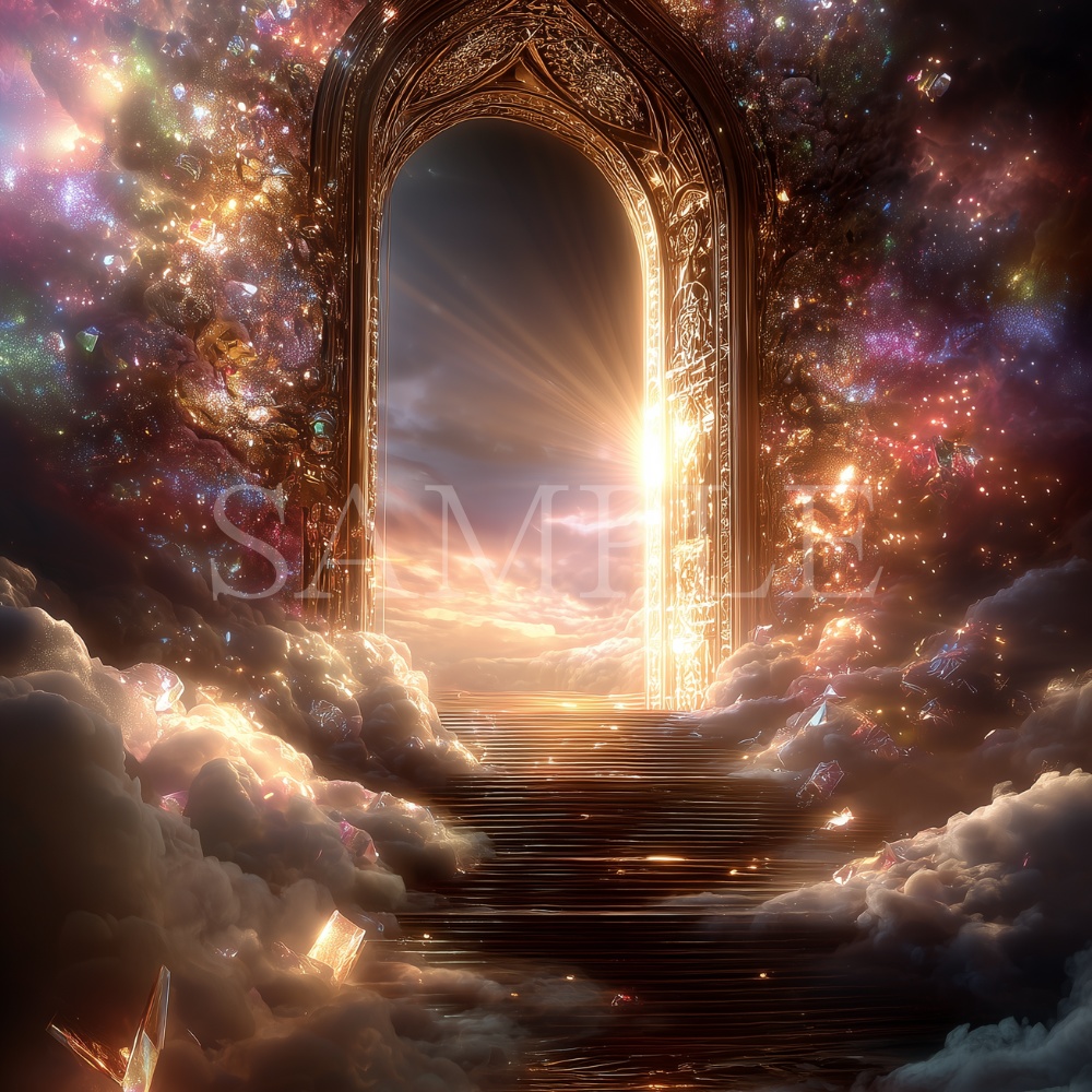 【再誕の鍵】魂を導く光の壁紙・3枚セット 〜扉を開けるあなたへ〜