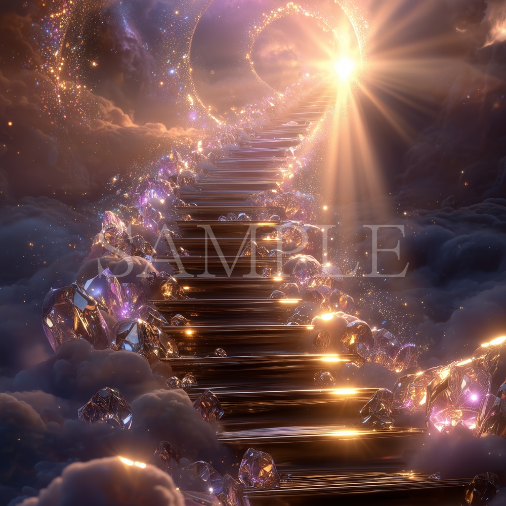 【再誕の鍵】魂を導く光の壁紙・3枚セット 〜扉を開けるあなたへ〜