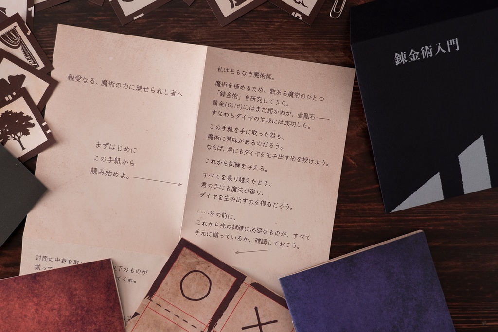 マジシャンが考えた謎解きキット「錬金術入門」【送料無料】