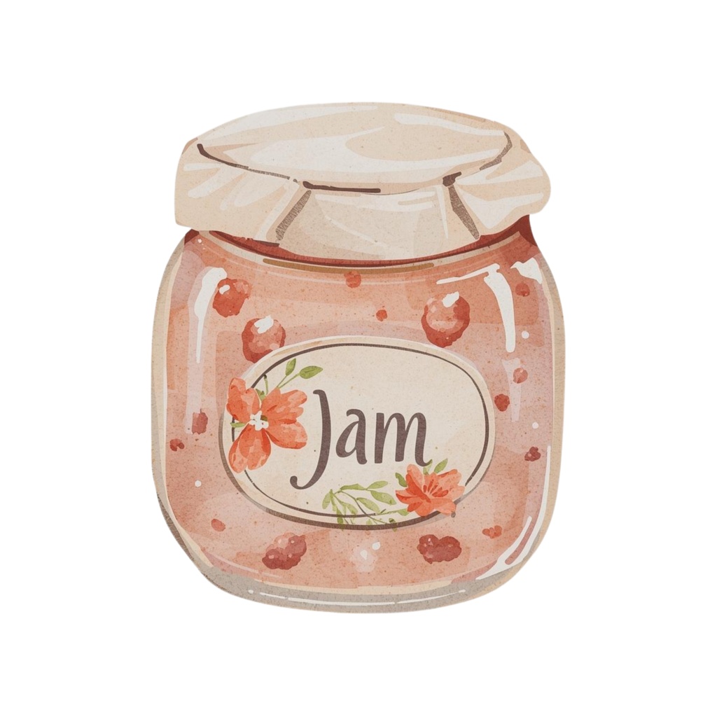 Cozy Autumn Days – 花と小物のあたたかい水彩素材集(コージーライフver))