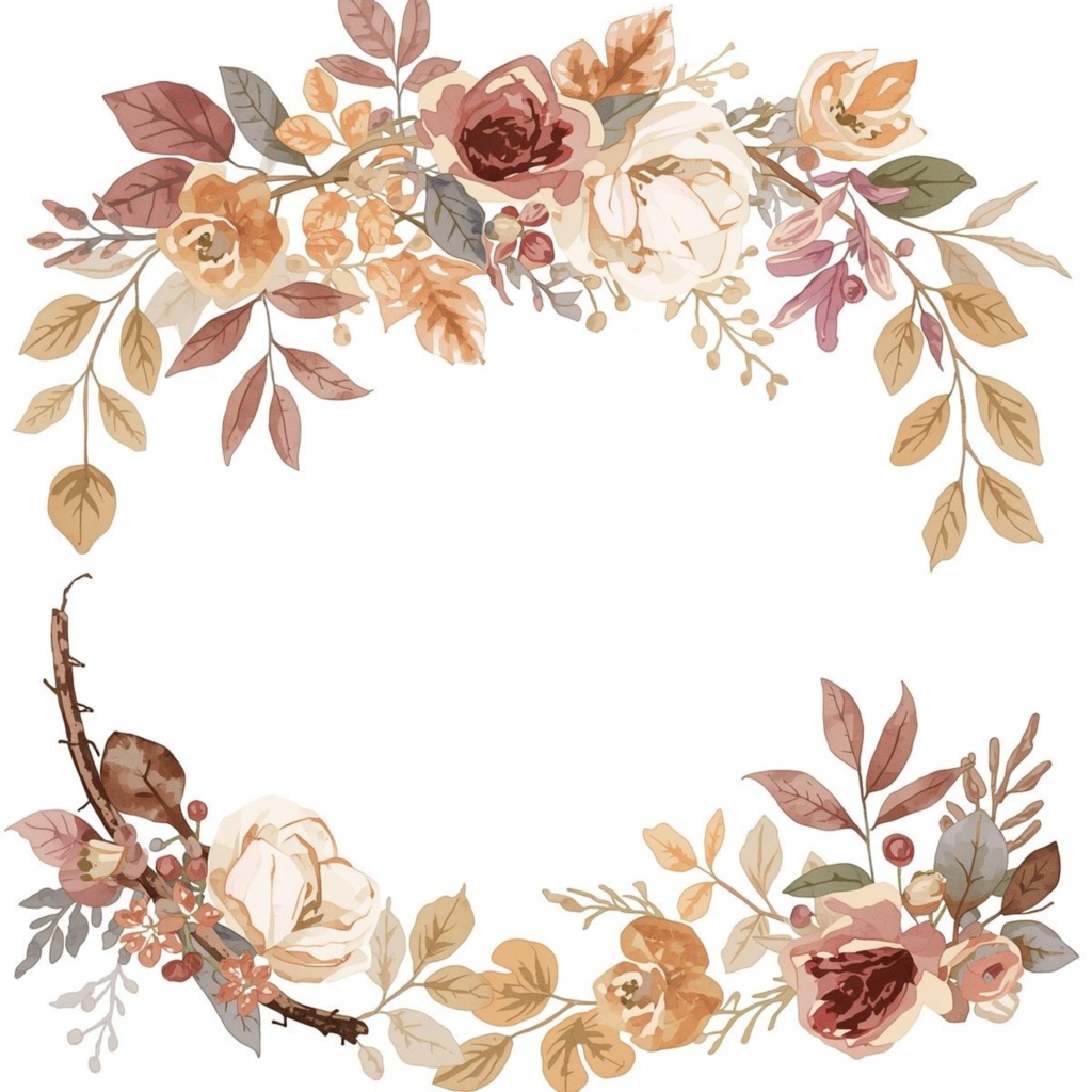 Autumn Floral & Cozy Life Bundle – 秋のフローラル&コージーライフ素材セット