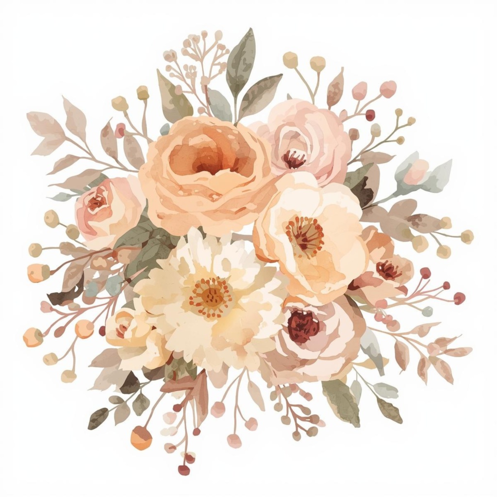 Autumn Floral & Cozy Life Bundle – 秋のフローラル&コージーライフ素材セット