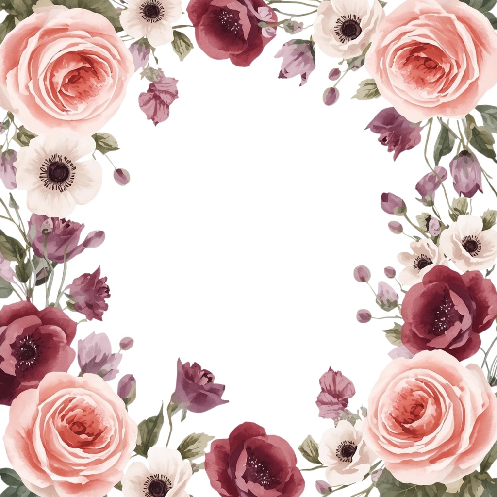 Timeless Florals – バラとラベンダーのやさしい水彩フローラル素材集(通年版)