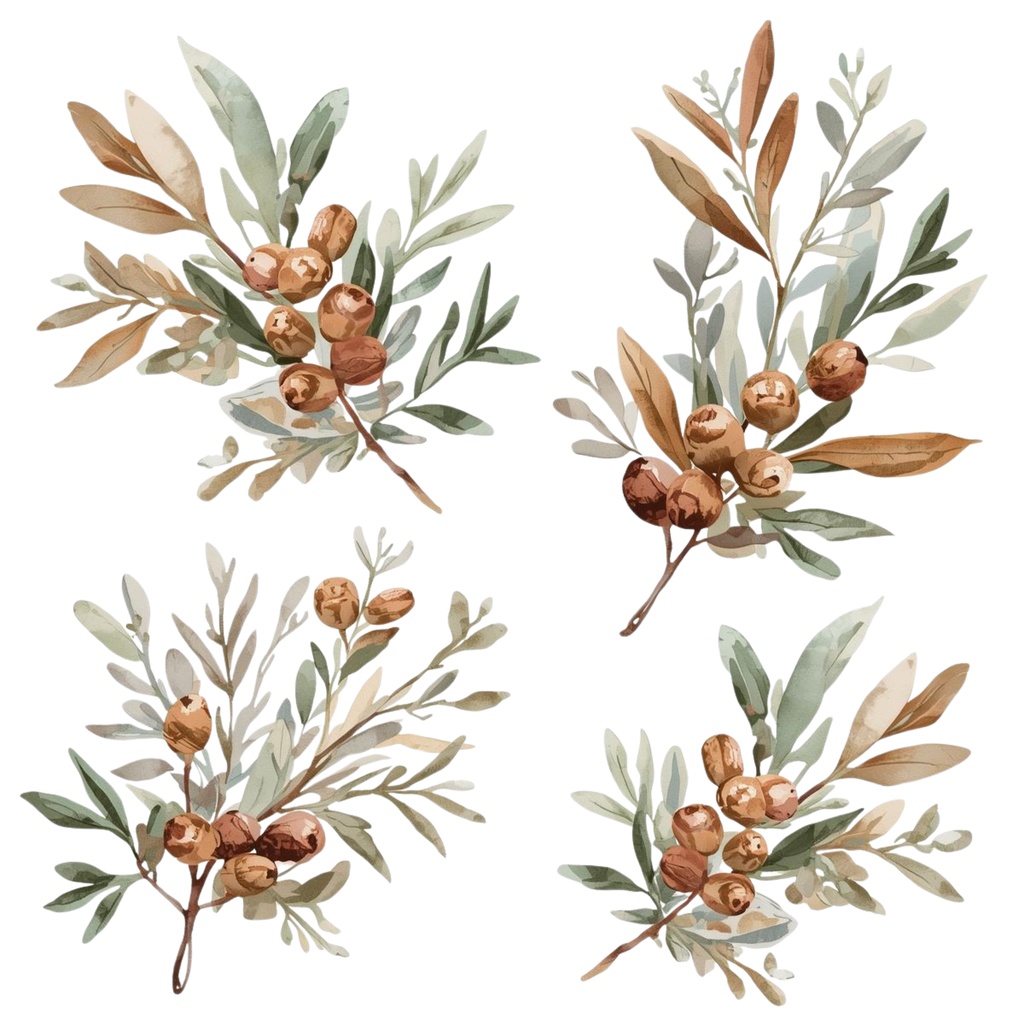 Timeless Florals – バラとラベンダーのやさしい水彩フローラル素材集(通年版)