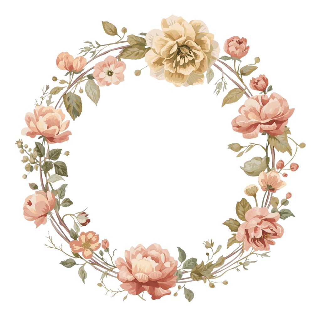 Timeless Florals – バラとラベンダーのやさしい水彩フローラル素材集(通年版)