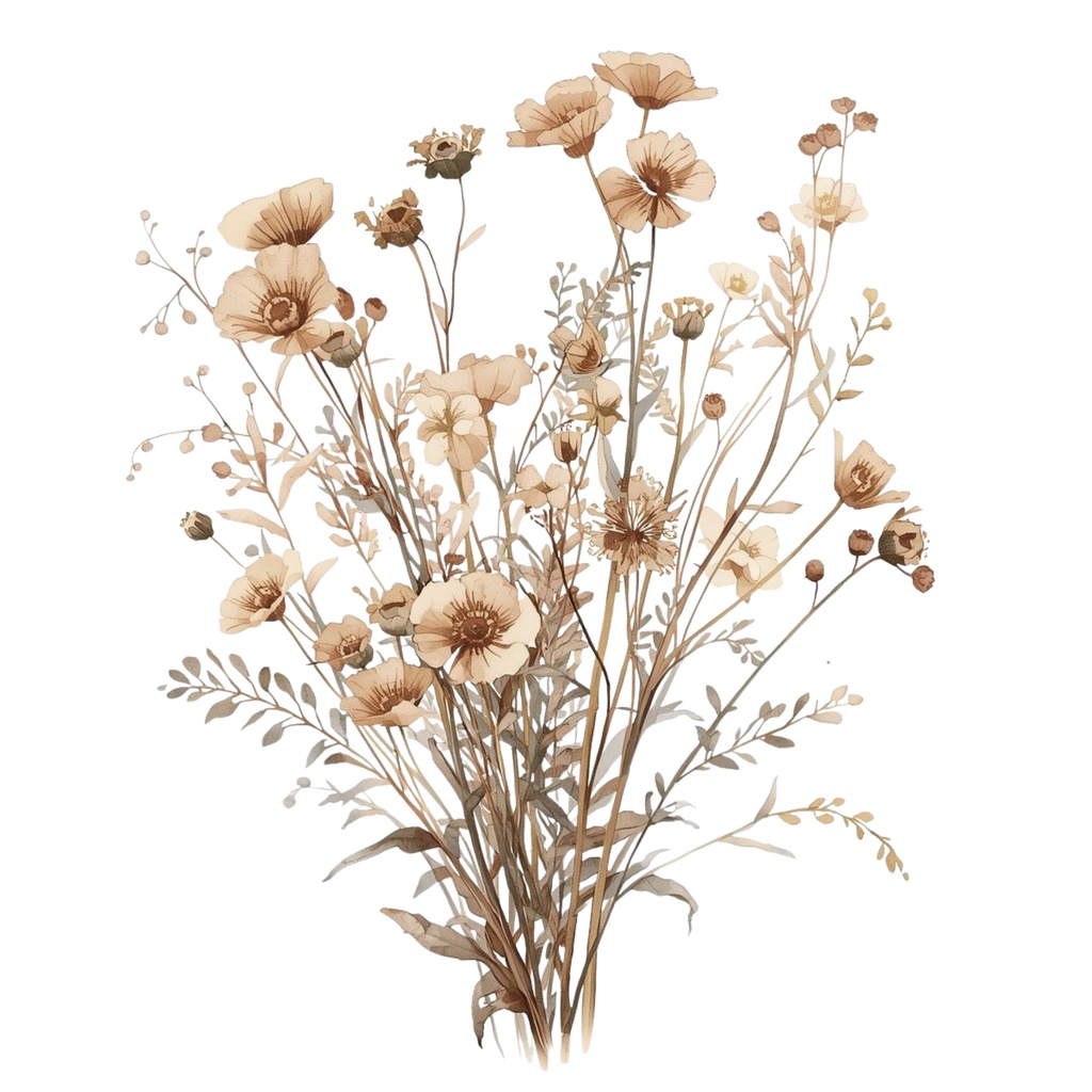 Timeless Florals – バラとラベンダーのやさしい水彩フローラル素材集(通年版)